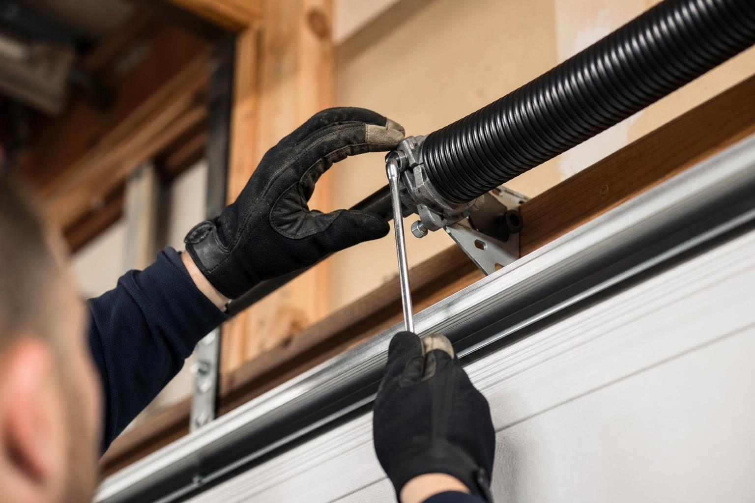 Spring Repair & Replacement — performed by Quaker Valley Garage Door Repair in Sewickley, PA